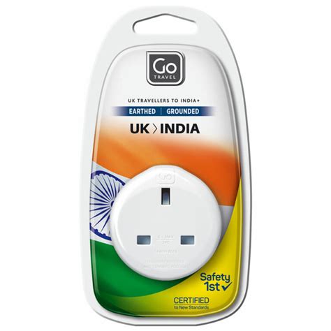 UK to India Travel Plug Adapter & Converter | Buy Online