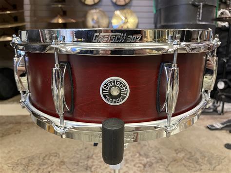 Gretsch Brooklyn Snare Drum Satin Cherry Red X