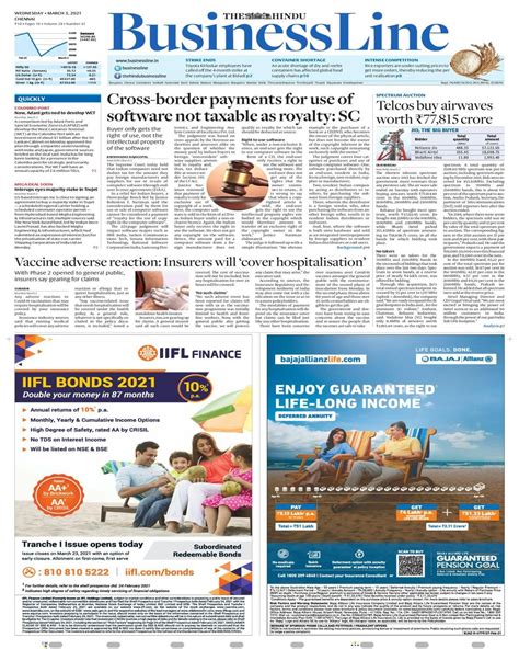 The Hindu Business Line Newspaper Get Your Digital Subscription