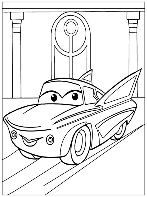 Disney Cars Coloring Page