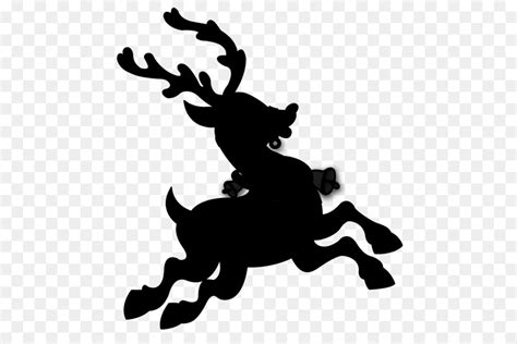 Free Reindeer Face Silhouette, Download Free Reindeer Face Silhouette ...