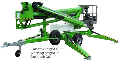 50' Tow-behind Lift | resourcerental.net