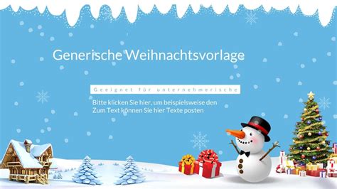 Weihnachtsvorlagen Powerpoint