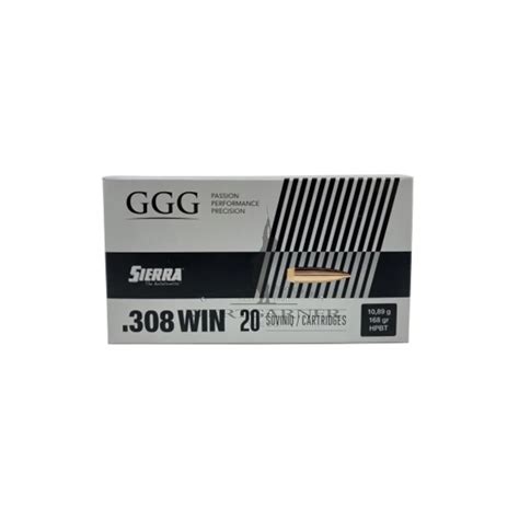 GGG .308 Win. Sierra Matchking HPBT 190gr, 37,90