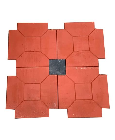 Red Cement Parking Floor Tile Size 1x1 Feet 300x300 Mm At Rs 29