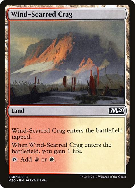 Wind-Scarred Crag | Core Set 2020 | Fizzy Game & Hobby Store