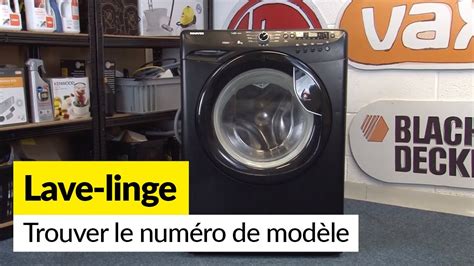 Comment trouver le numéro de modèle d un lave linge YouTube