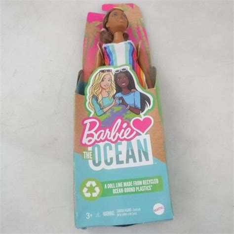 Barbie Loves The Ocean Doll Curvy Brunette Made From Recycled Plasitc Dutch Goat