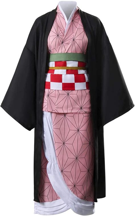 Amazon WeizhaonanCos Kamado Nezuko Cosplay Costume Anime Haori