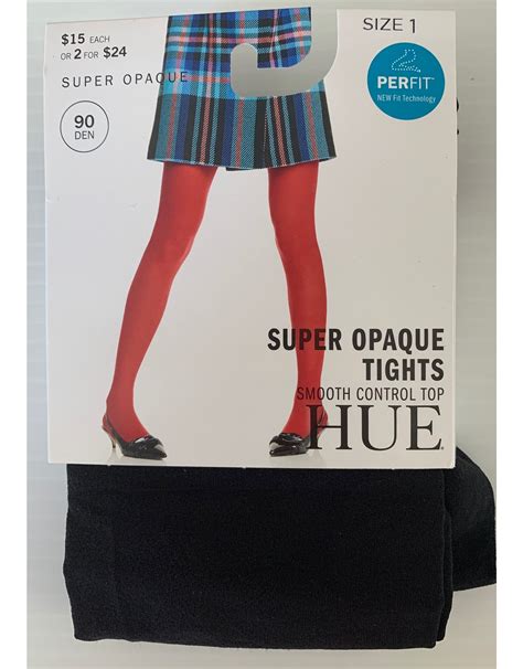 Hue Super Opaque Tights Smooth Control Top U6620 - Sox World Plus