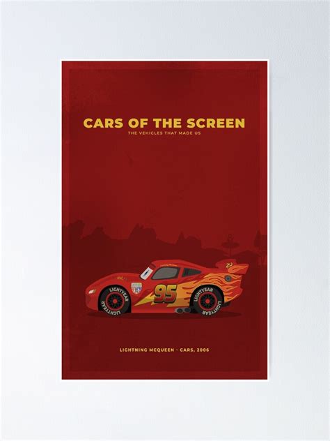 Disney Pixar Cars 2006 Movie Poster 24"x36" Borderless Glossy 0607 ...