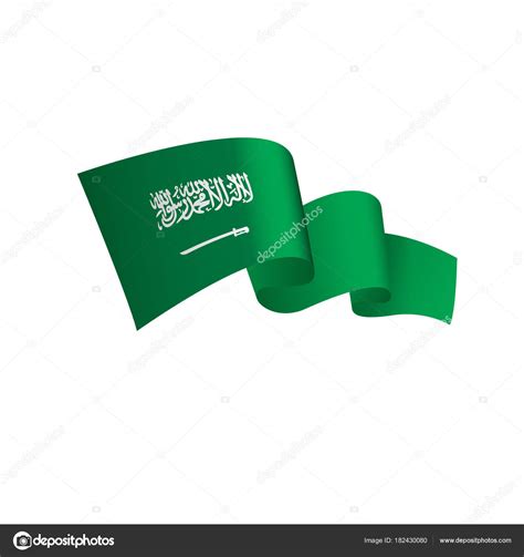 Saudi Arabia Flag Vector Illustration Stock Vector By Artbutenkov