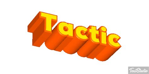 Tactic Word Animated Logo Designs