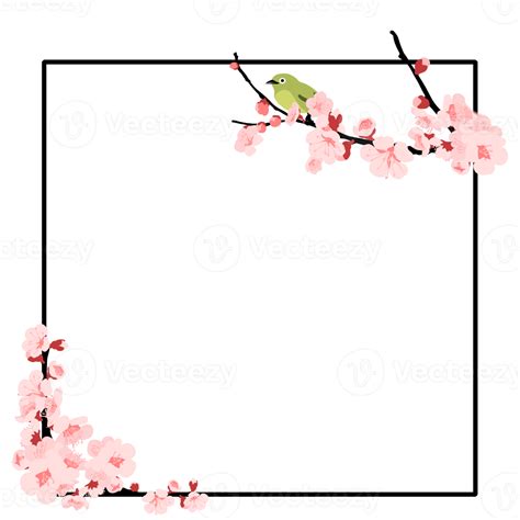 Pink Flowers Frame 15327812 PNG