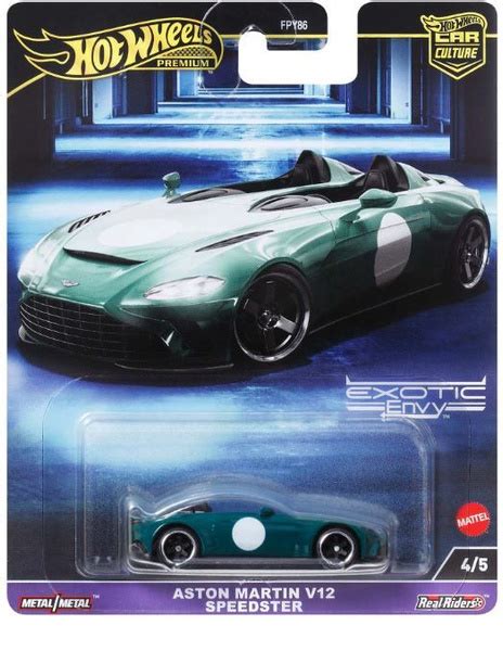 Машинка Hot Wheels Premium Real Riders Car Culture Circuit Aston Martin V12 Speedster Хот Вилс