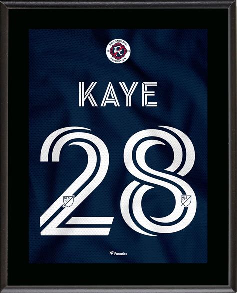 Mark Anthony Kaye New England Revolution X Jersey Style