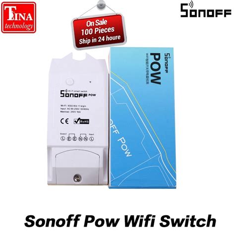 Sonoff POW Wifi Kablosuz Akıllı Otomasyon Modülü Anahtarı WiFi Akıllı