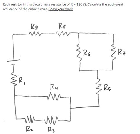 Solved Each Resistor In This Circuit Has A Resistance Of Chegg