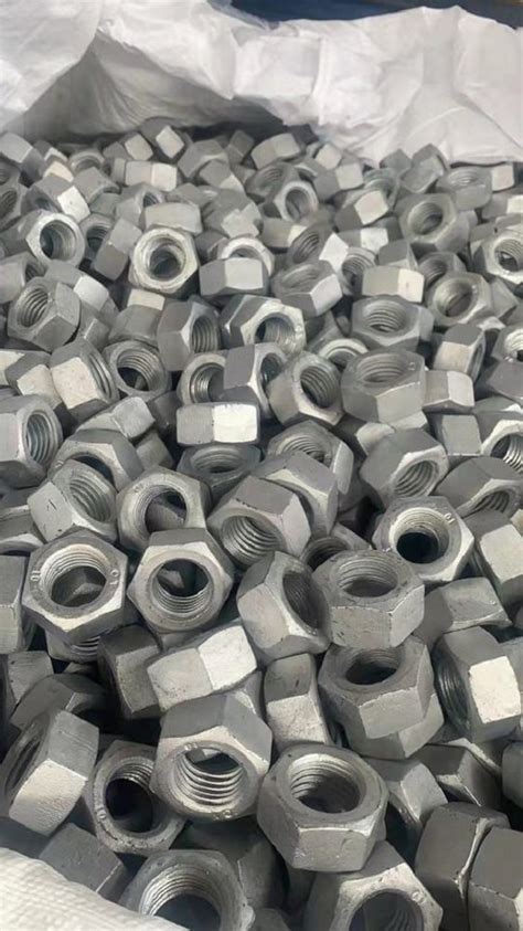 Mild Steel Hexagonal Hot Dip Galvanized Hex Nuts At Rs Kg In Vadodara