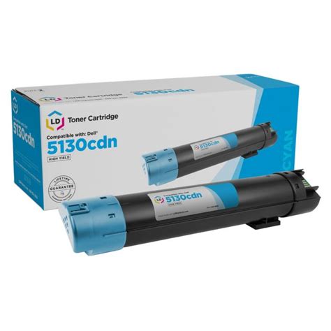 Compatible Cyan Toner to replace Dell 5130cdn, P614N, 330-5850 - 4inkjets