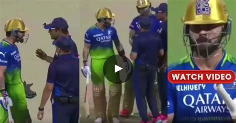 Watch Virat Kohli Livid With Umpires Over His Controversial Dismissal