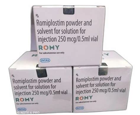 Intas Romiplostim Mcg Injection Romy Mg At Rs Piece In