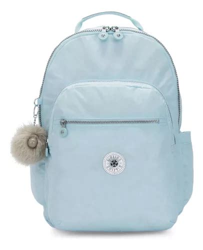 Mochila Urbana Kipling Bagpack Seoul Color Bridal Blue L Env O Gratis