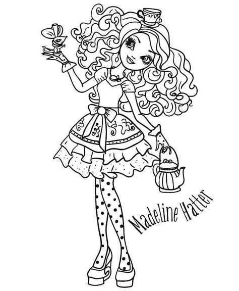 Coloriage Ever After High Coloriages Imprimer Wonder Day