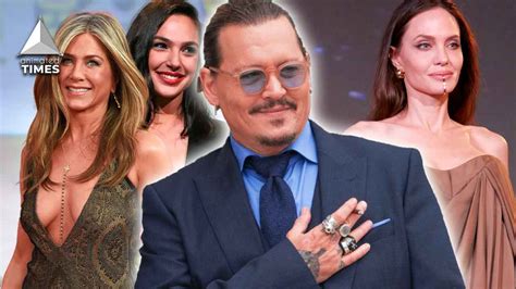 Johnny Depp Follows Friends Star Jennifer Aniston Wonder Woman Actor Gal Gadot Just So He Could