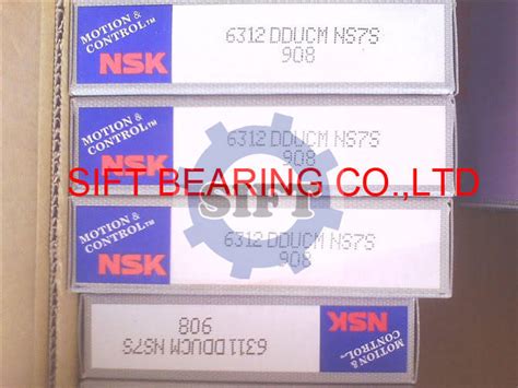 NSK 6312 DDUCM Deep Groove Ball Bearing supplier with stocks
