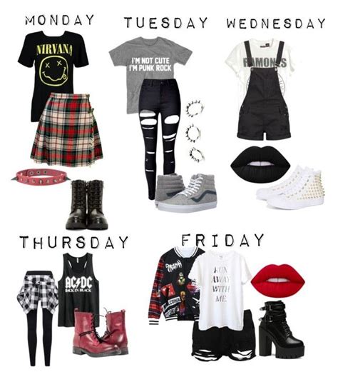 Punk Week By Justgottalive Liked On Polyvore Featuring Boohoo