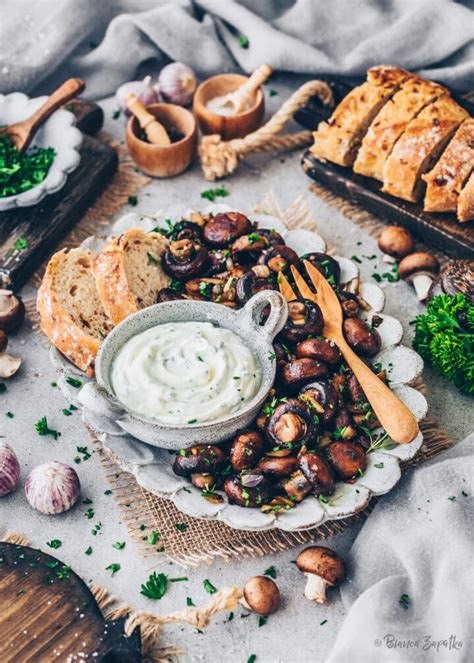 Gebratene Champignons Mit Knoblauchso E Wie Vom Weihnachtsmarkt