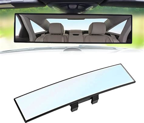 Amazon QODOLSI 1 PC Car Rearview Mirrors 12 1In X 2 9In Interior