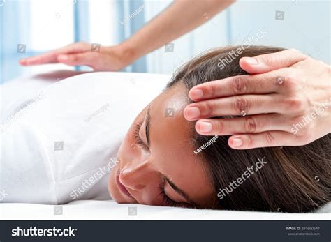 Reiki Touch Over Royalty Free Licensable Stock Photos Shutterstock