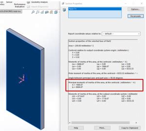 Mass And Area Moments Of Inertia In SOLIDWORKS IME Wiki