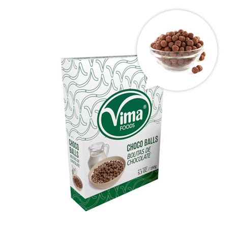 Vima Foods Chocolate Balls Cereal 150 G 5 3 Oz Online Agency To