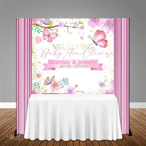 Butterfly Garden 6x6 Banner Backdrop Design Print And Ship Backdrop