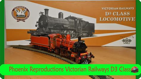 Opening The Victorian Railways D3 Class D3639 In Red From Phoenix Reproductions Youtube