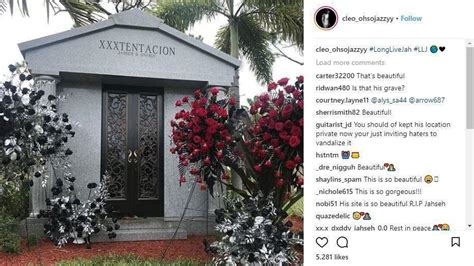 Xxxtentacions Mausoleum Gravesite Revealed In Instagram Photo By His