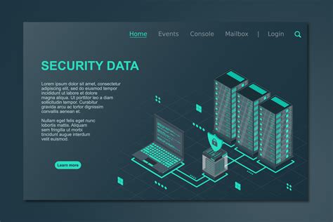 Cloud Computing Concept Isometric Vector Illustration Isometric Cloud