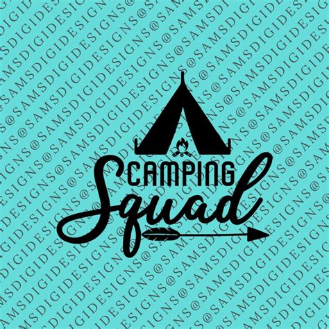 Camping Squad Svg Camp Svg Camping Svg Camping Clip Art Etsy Canada