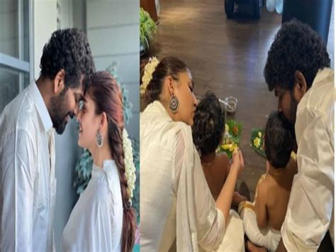 Nayanthara, Vignesh Shivan celebrate 1st Onam with twins