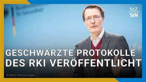 RKI Protokolle Lauterbach begründet Schwärzungen Forderungen nach