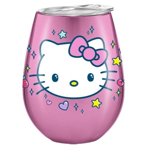 Hello Kitty 815289 Stainless Tumbler With Lid