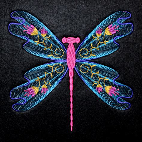 Dragonfly Digitize Embroidery Embroidery