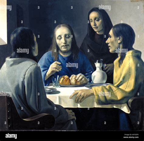 The Supper At Emmaus 1936 1937 Stock Photo Alamy