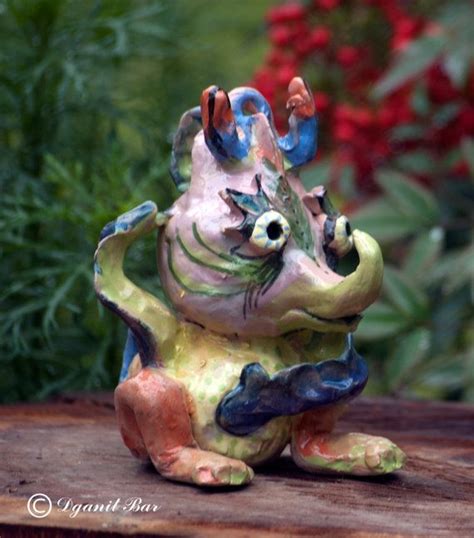 fantasy figurefantasy creatureceramic  artpotterydganitbar fantasy