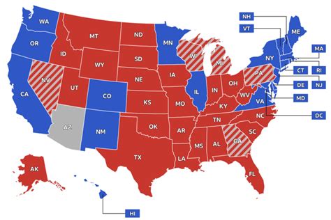 2024 Us Election Results The Biggest Blue And Red States Geographical