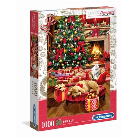 Puzzle 1000 pièces Christmas Collection Clementoni Rue des Puzzles