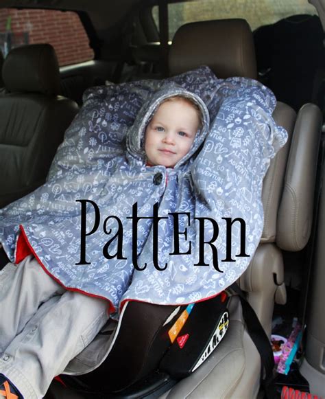 Free Printable Car Seat Poncho Pattern